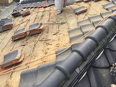 屋根葺き直し工事